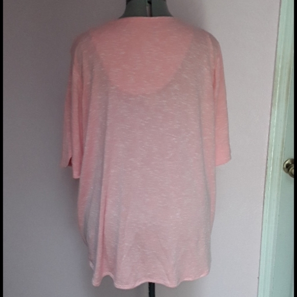 COPY - q orange soft short sleeve plus size top 2x - Picture 2 of 2